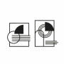Kit Quadros Vazados Abstratos Composição Assimétrica MDF